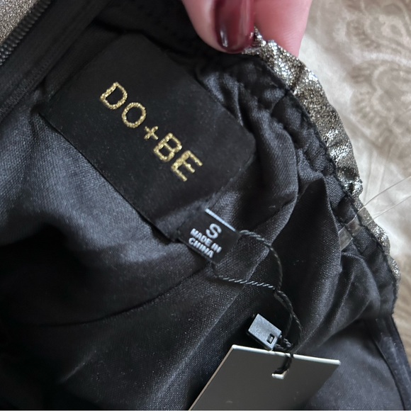 NWT DO+BE silver dress - Picture 2 of 3